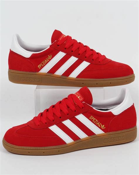 Adidas spezial red shoes